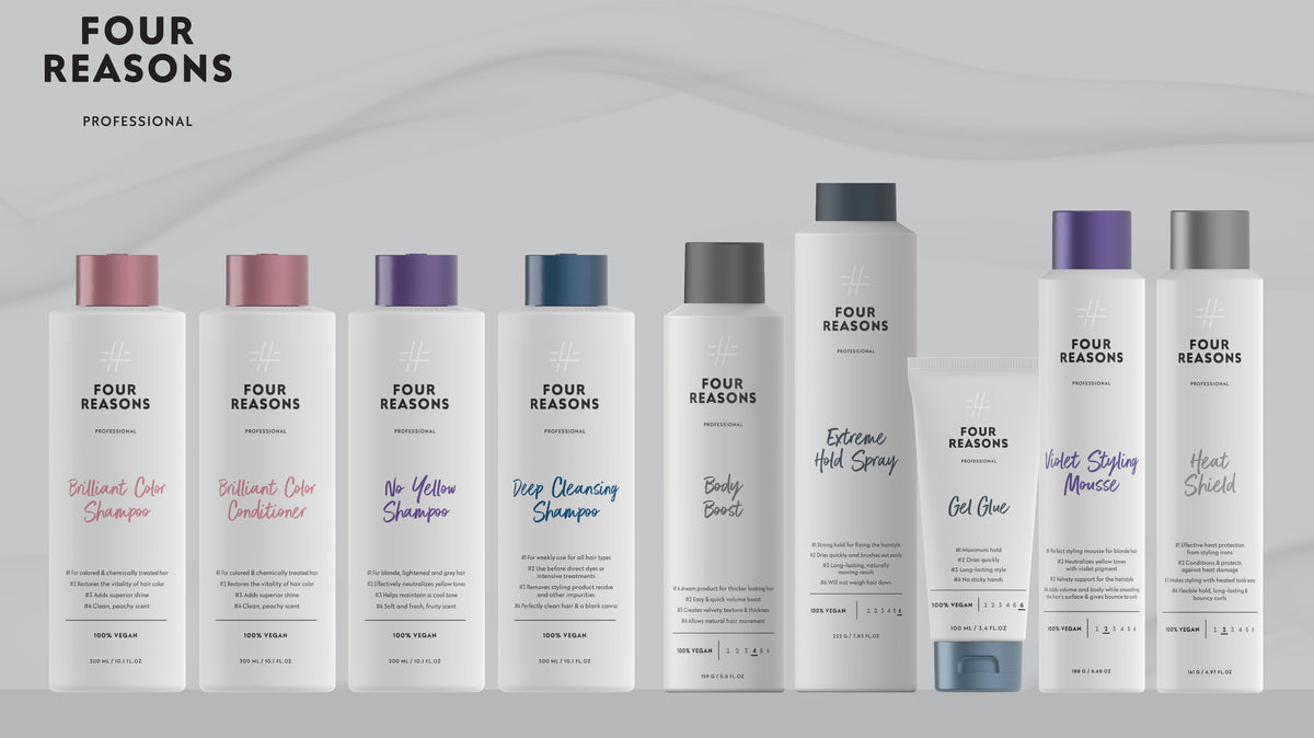 Four Reasons Professional – puhdasta premiumia, sinulle ja hiuksillesi