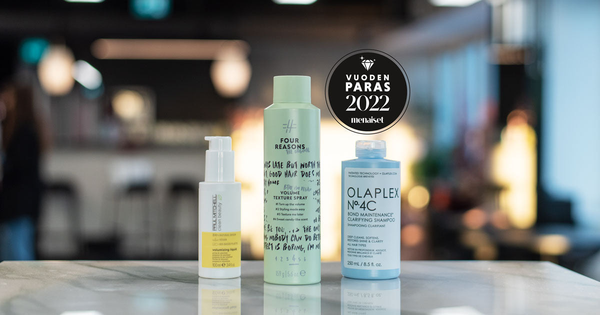 Me Naiset -lehden Vuoden 2022 parhaat: Four Reasons Original, OLAPLEX ja Paul Mitchell