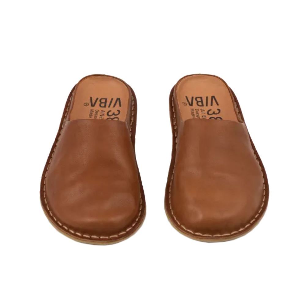 ROMA Leather Cognac Brown koko 42