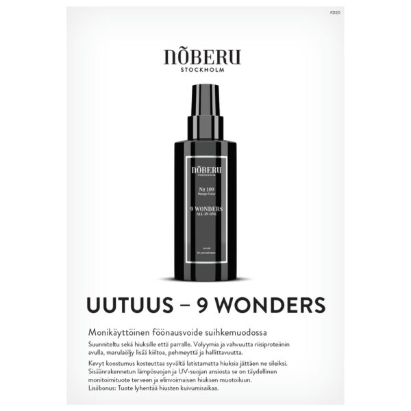9 Wonders A4-mainos